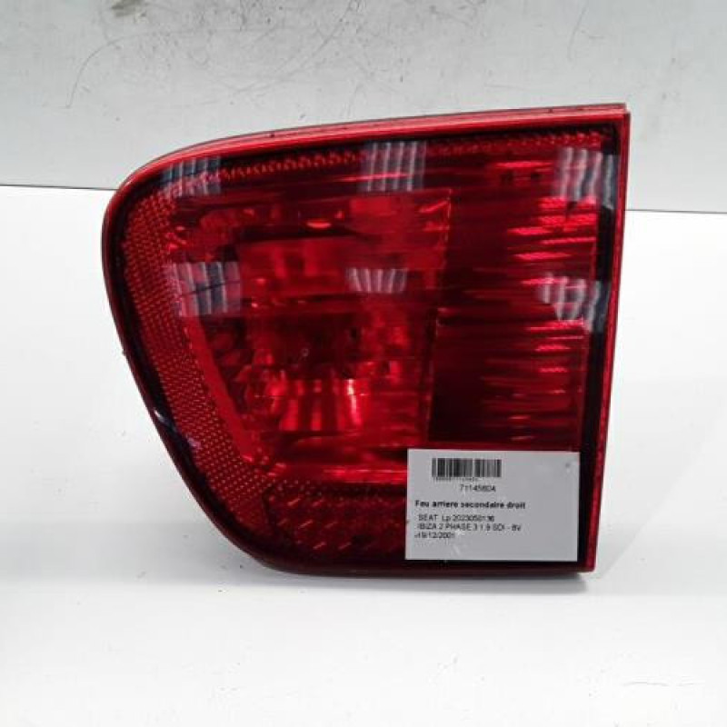 Feu arriere secondaire droit (feux) SEAT IBIZA 2