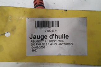 Jauge d'huile PEUGEOT 206 Photo n°4