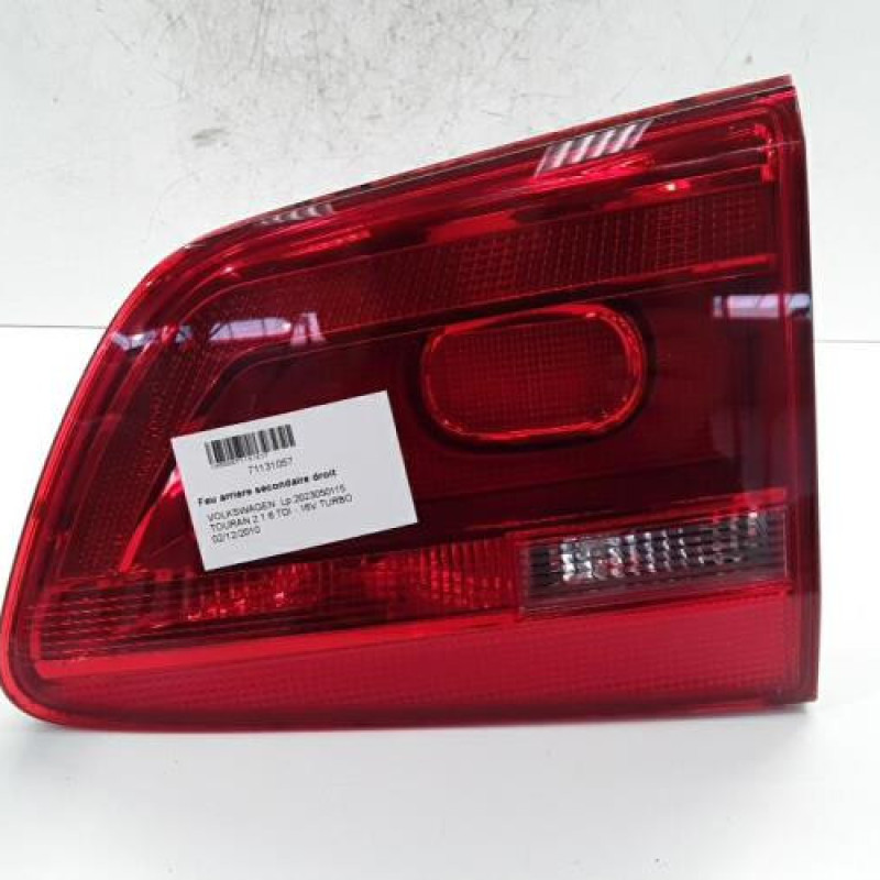 Feu arriere secondaire gauche (feux) VOLKSWAGEN TOURAN 2