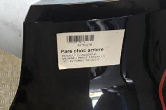 Pare choc arriere RENAULT MEGANE 3 Photo n°9