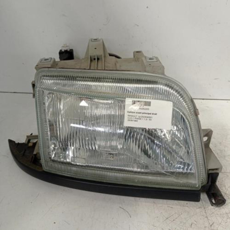 Optique avant principal droit (feux)(phare) RENAULT CLIO 1