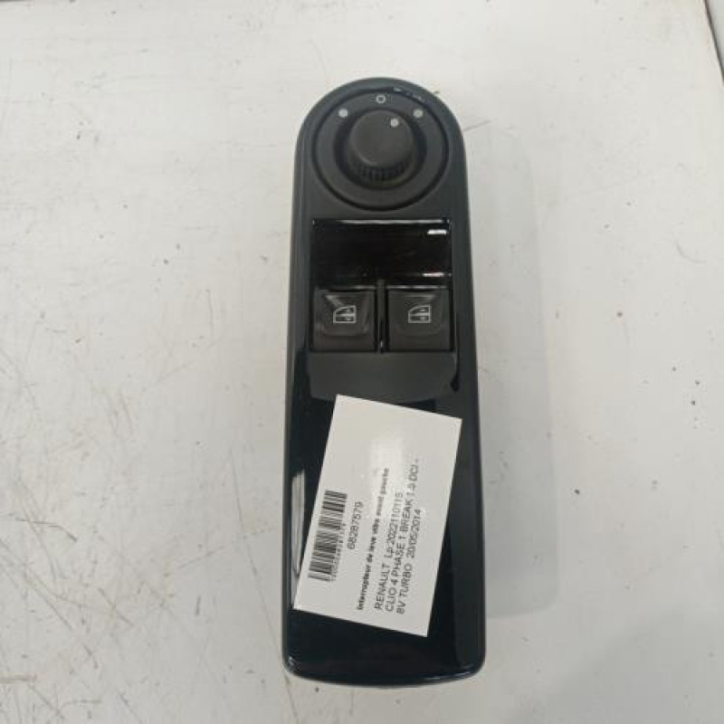 Interrupteur de leve vitre avant gauche RENAULT CLIO 4