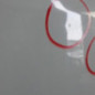Porte arriere gauche RENAULT CLIO 3