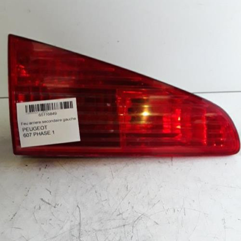Feu arriere secondaire gauche (feux) PEUGEOT 607