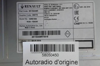 Autoradio d'origine RENAULT CLIO 4 Photo n°3