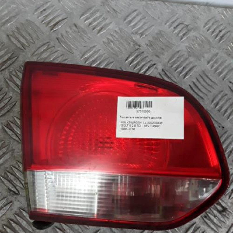 Feu arriere secondaire gauche (feux) VOLKSWAGEN GOLF 6