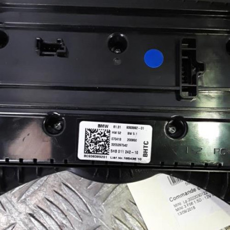 Commande chauffage MINI MINI 3 F56
