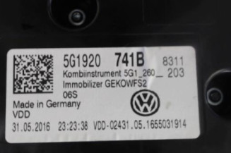 Compteur VOLKSWAGEN GOLF 7 Photo n°3