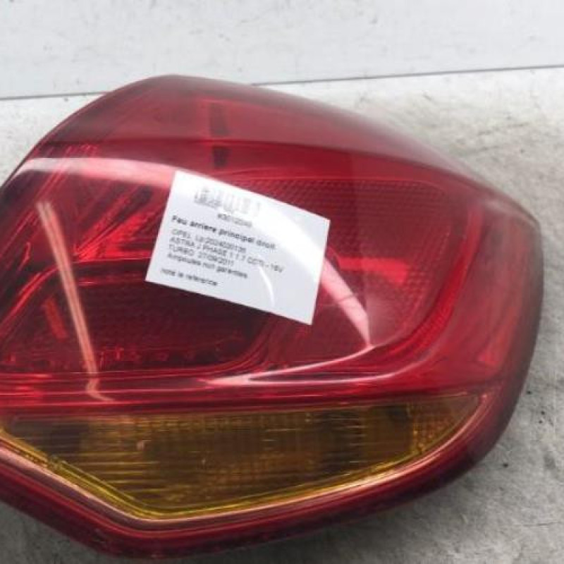 Feu arriere principal droit (feux) OPEL ASTRA J