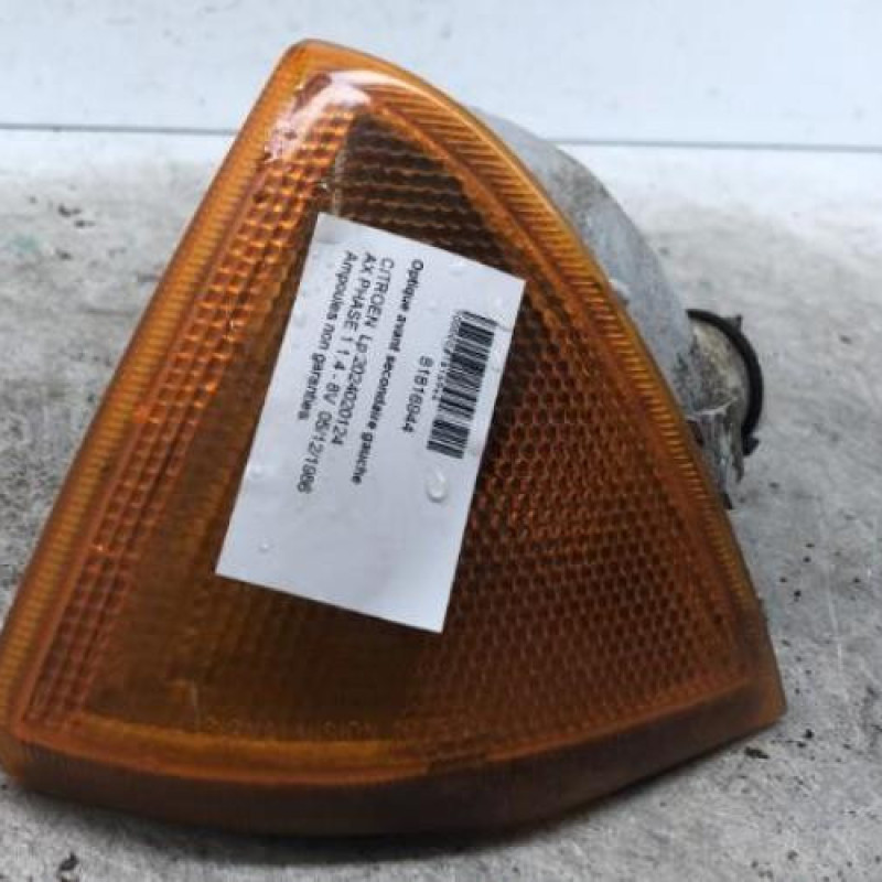 Optique avant secondaire gauche (feux)(clignotant) CITROEN AX