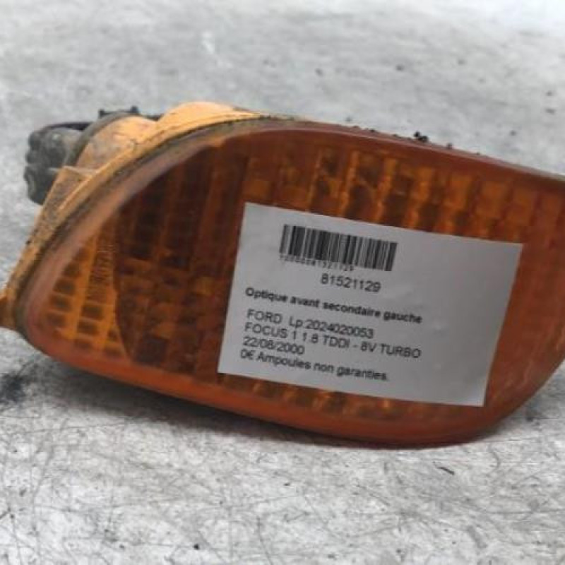 Optique avant secondaire gauche (feux)(clignotant) FORD FOCUS 1
