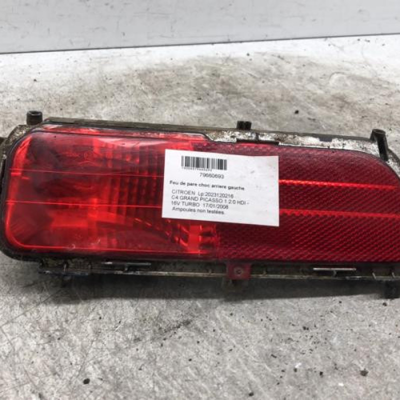 Feu de pare choc arriere gauche CITROEN C4 GRAND PICASSO 1 Feu de pare choc arriere gauche CITROEN C4 GRAND PICASSO 1