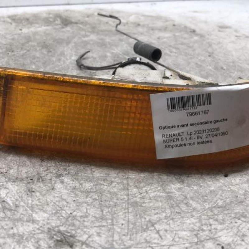 Optique avant secondaire gauche (feux)(clignotant) RENAULT SUPER 5