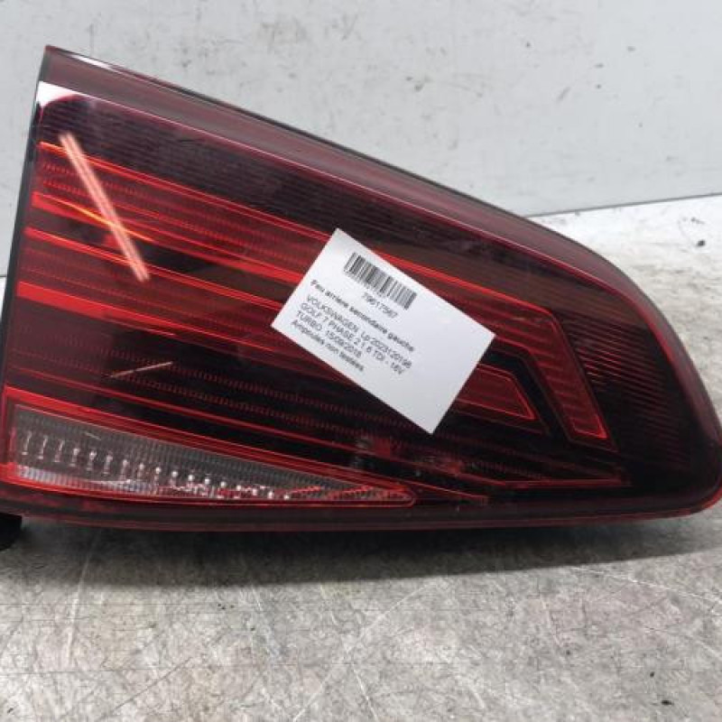 Feu arriere secondaire gauche (feux) VOLKSWAGEN GOLF 7 Feu arriere secondaire gauche (feux) VOLKSWAGEN GOLF 7
