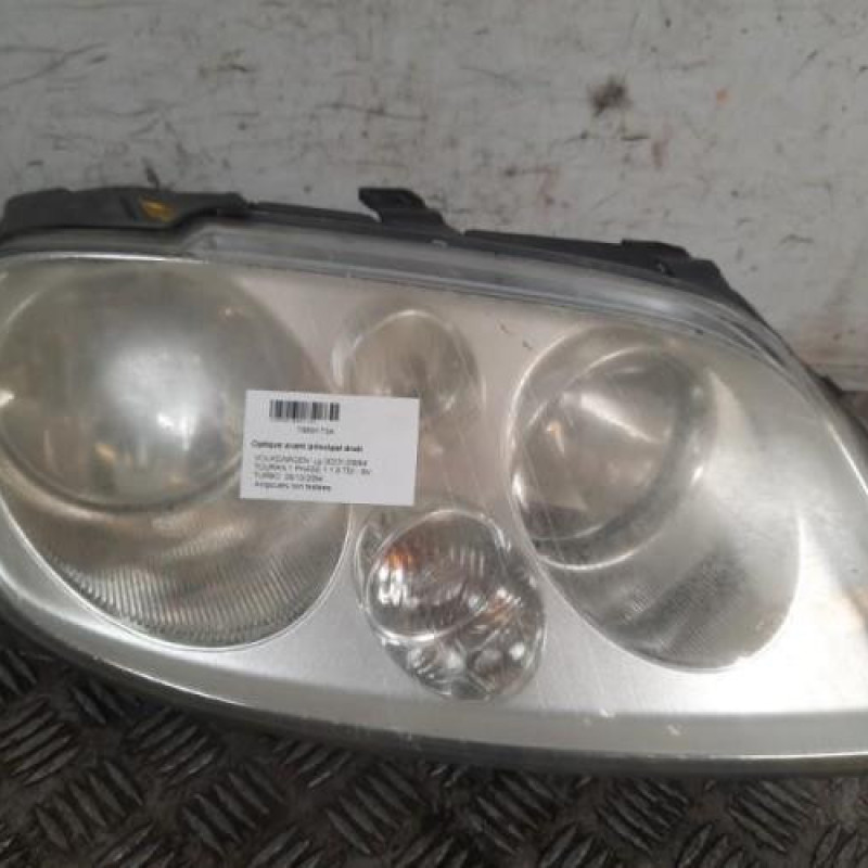 Optique avant principal droit (feux)(phare) VOLKSWAGEN TOURAN 1