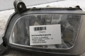 Anti brouillard gauche (feux) HYUNDAI MATRIX Photo n°1