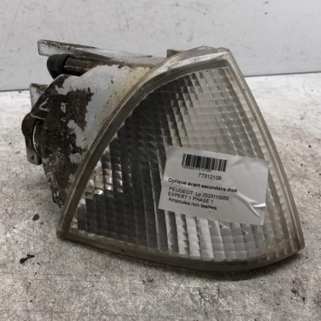 Optique avant secondaire droit (feux)(clignotant) PEUGEOT EXPERT 1