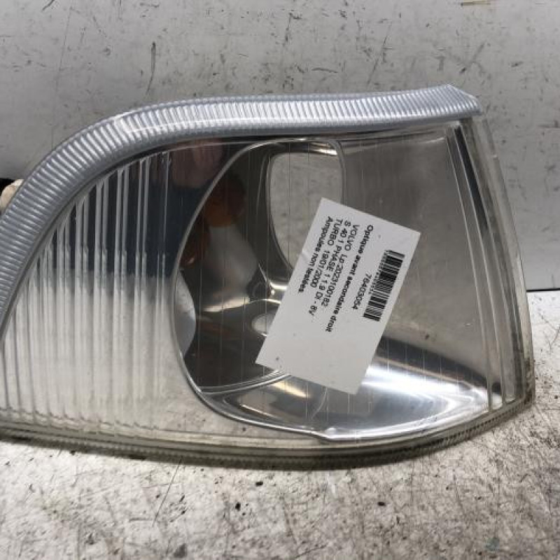 Optique avant secondaire droit (feux)(clignotant) VOLVO S 40 1