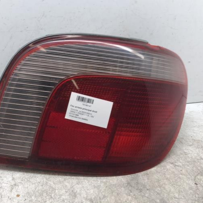 Feu arriere principal droit (feux) TOYOTA YARIS 1
