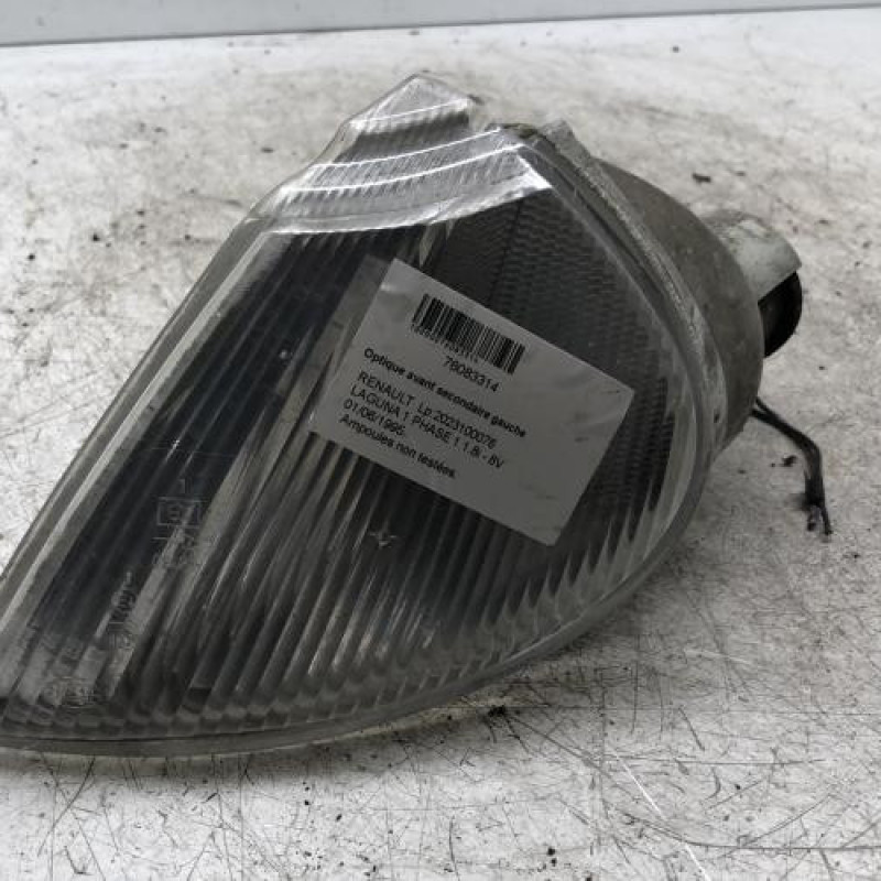 Optique avant secondaire gauche (feux)(clignotant) RENAULT LAGUNA 1