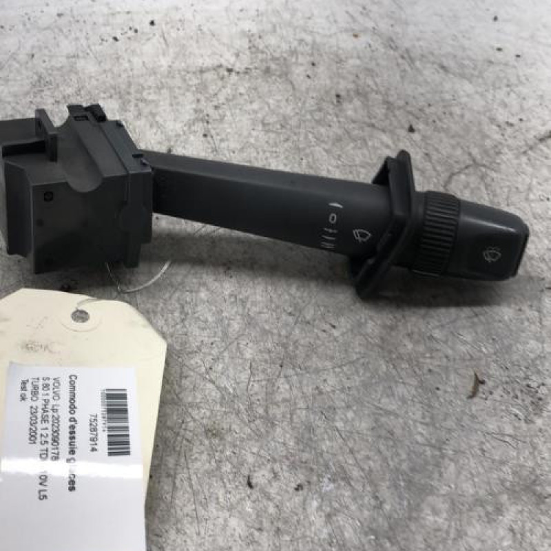 Commodo d'essuie glaces VOLVO S 80 1 Commodo d'essuie glaces VOLVO S 80 1