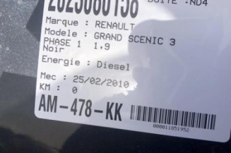Boite de vitesses RENAULT GRAND SCENIC 3 Photo n°12