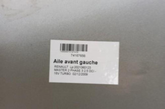 Aile avant gauche RENAULT MASTER 2 Photo n°3