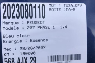 Serrure de capot PEUGEOT 207 Photo n°8