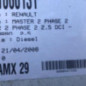Calandre RENAULT MASTER 2