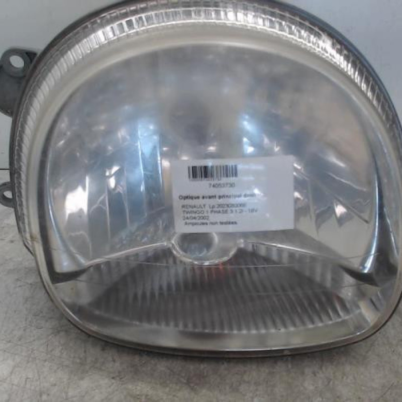 Optique avant principal droit (feux)(phare) RENAULT TWINGO 1