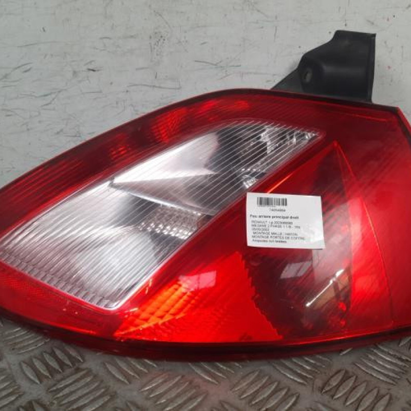 Feu arriere principal droit (feux) RENAULT MEGANE 2