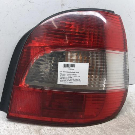 Feu arriere principal droit (feux) RENAULT SCENIC 1 Photo n°1