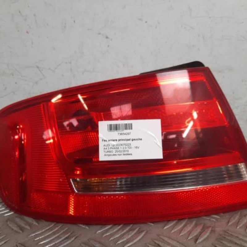 Feu arriere principal gauche (feux) AUDI A4 3 Feu arriere principal gauche (feux) AUDI A4 3