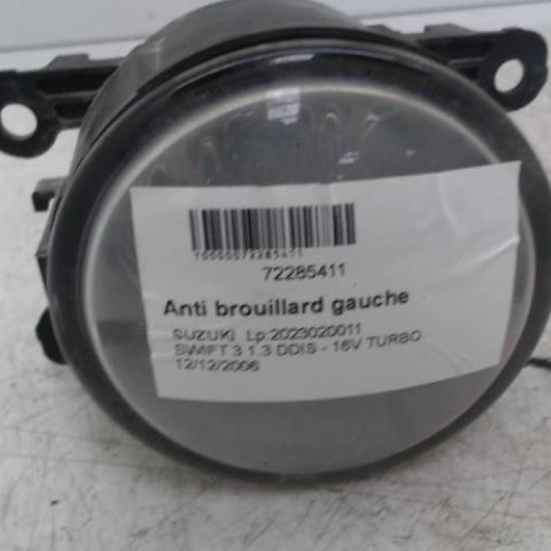 Anti brouillard gauche (feux) SUZUKI SWIFT 3 Anti brouillard gauche (feux) SUZUKI SWIFT 3