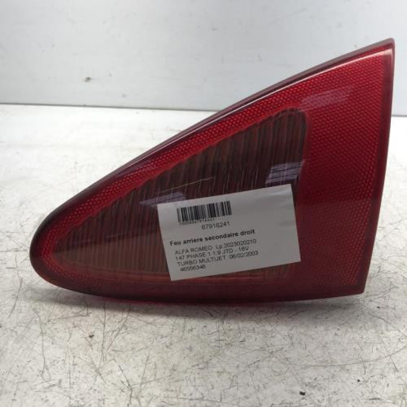 Feu arriere secondaire droit (feux) ALFA ROMEO 147 Feu arriere secondaire droit (feux) ALFA ROMEO 147