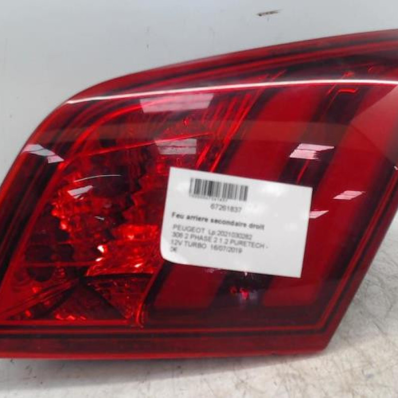 Feu arriere secondaire droit (feux) PEUGEOT 308 2