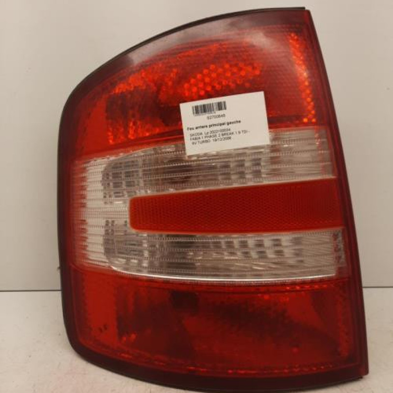 Feu arriere principal gauche (feux) SKODA FABIA 1
