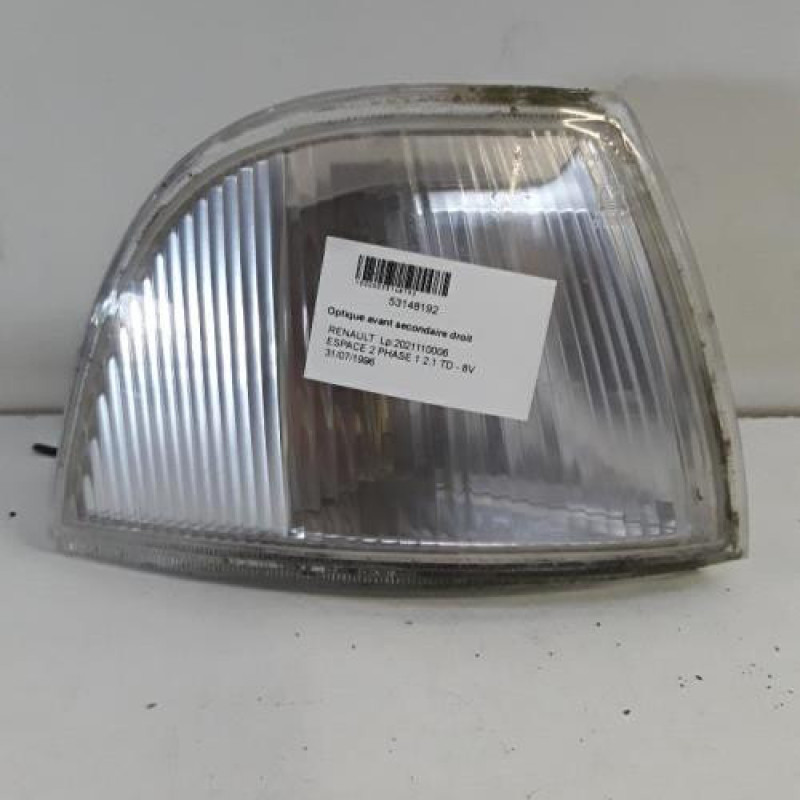 Optique avant secondaire droit (feux)(clignotant) RENAULT ESPACE 2