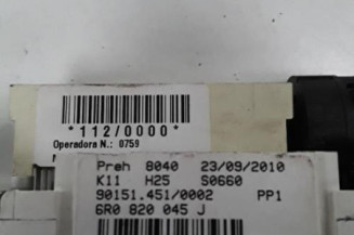 Commande chauffage VOLKSWAGEN POLO 5 Photo n°3