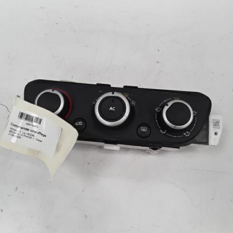 Commande chauffage RENAULT MEGANE 3 Commande chauffage RENAULT MEGANE 3