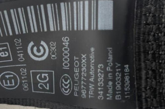 Ceinture arriere gauche PEUGEOT 308 2 SW Photo n°4