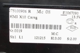 Commande chauffage RENAULT ZOE 1 Photo n°3