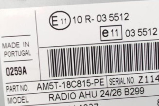 Autoradio d'origine FORD FIESTA 6
