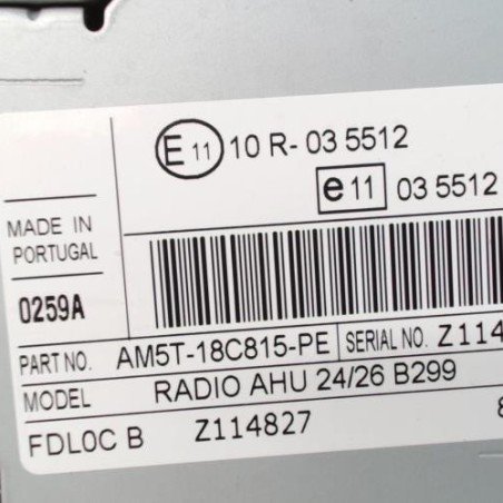 Autoradio d'origine FORD FIESTA 6