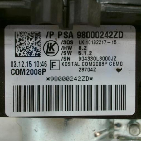 Com (Bloc Contacteur Tournant+Commodo Essuie Glace+Commodo Phare) CITROEN C4 2