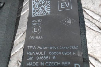 Ceinture avant droit RENAULT TRAFIC 3 COURT Photo n°6