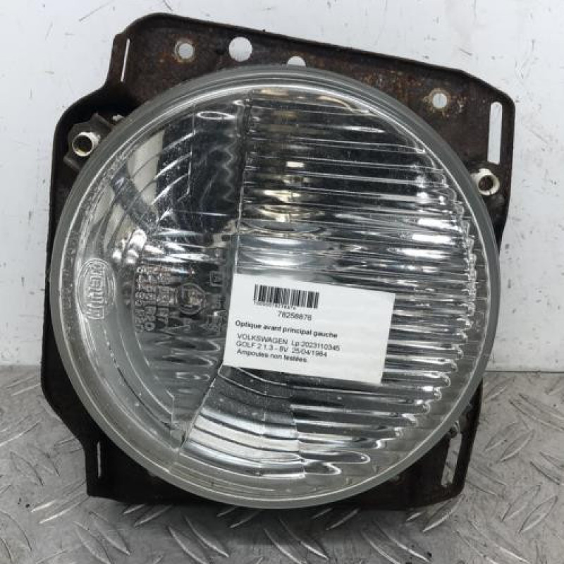 Optique avant principal gauche (feux)(phare) VOLKSWAGEN GOLF 2