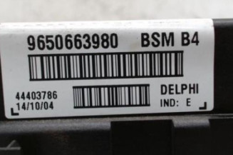 Boitier servitude moteur (BSM) PEUGEOT 206 Photo n°1