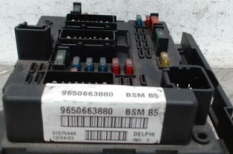 Boitier servitude moteur (BSM) PEUGEOT 307 Photo n°3