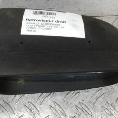 Retroviseur droit RENAULT CLIO 3